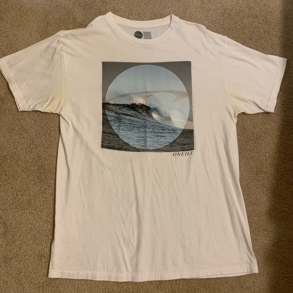 O’Neill Mens Large White T-Shirt